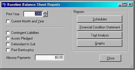 Balance Sheet Options
