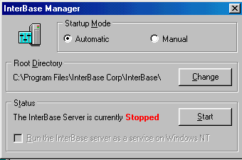 InterBase Guardian is Stopped