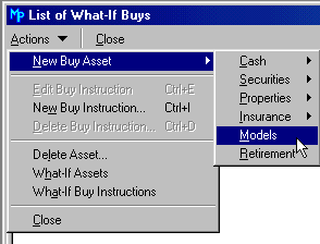 Creating a New Investment Model as a What-If